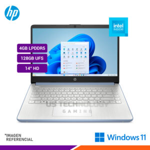 HP 14-DQ6102DX | INTEL CELERON N150 RAM 4GB 128GB UFS 14″ FHD W11