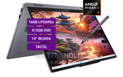 LENOVO IDEAPAD 5 2-EN-1 14AKP10 | RYZEN AI 7 350 RAM 16GB 512GB SSD 14" WUXGA TACTIL 360° FREEDOS