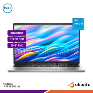 LAPTOP DELL 15 DC15250 15.6" FHD IPS ,CORE I5-1334U, 13VA GEN,RAM 8GB, SSD 512GB UBUNTO